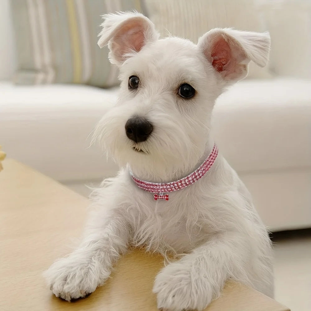 Adjustable Sparkly Necklace for Pets - 50kobo