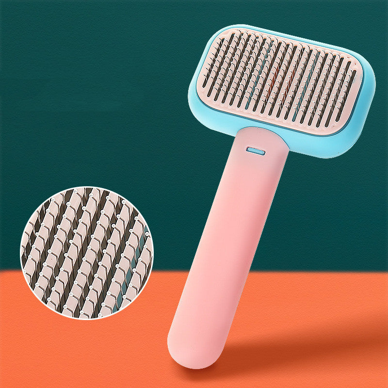 Pet Hair Grooming,Stainless Steel Detangling & Massage Brush! - 50kobo