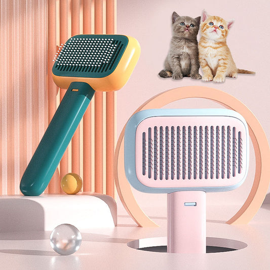 Pet Hair Grooming,Stainless Steel Detangling & Massage Brush! - 50kobo